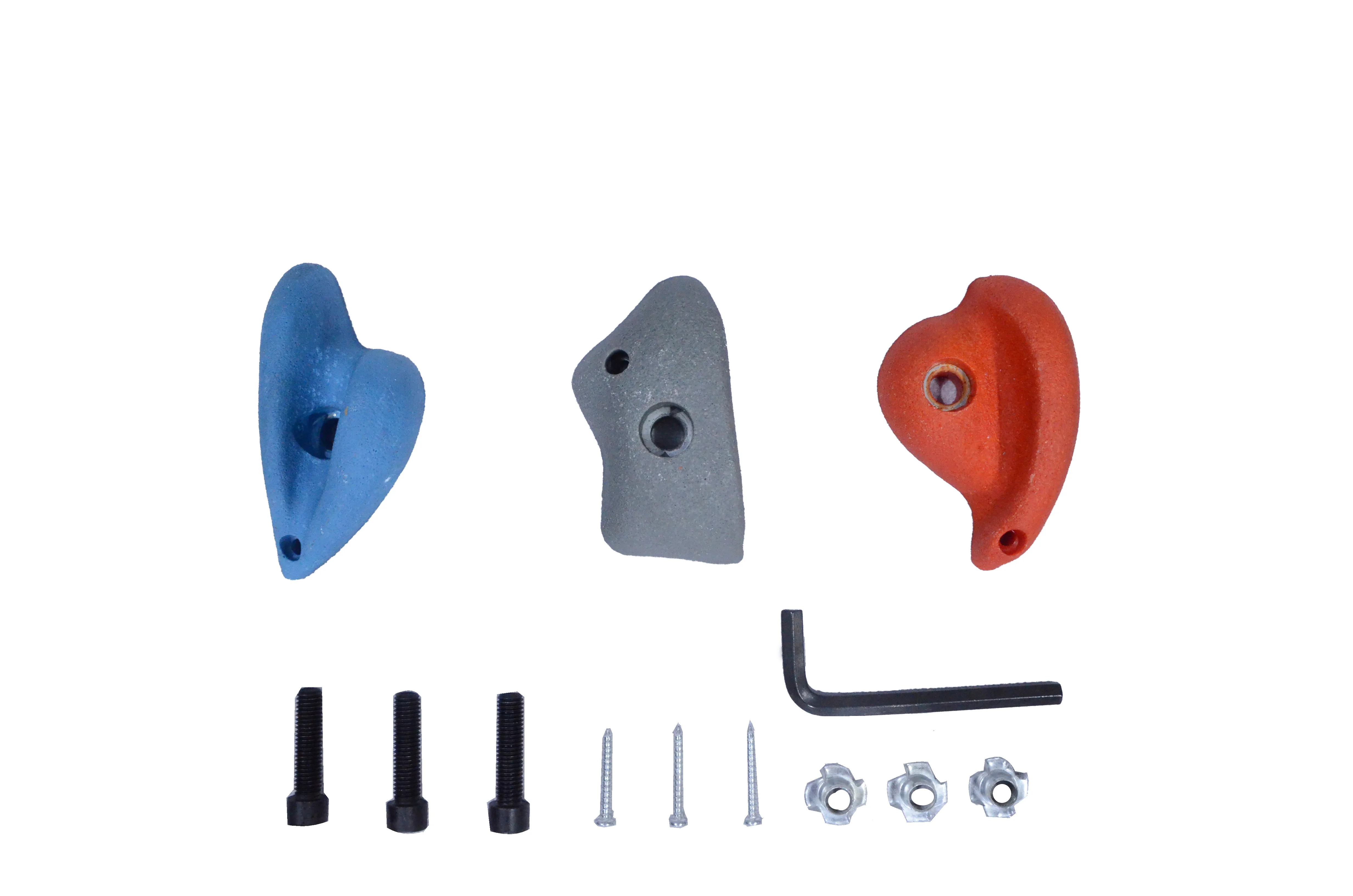 Outdoor black wall small rock 5 pcs boulder climbing holds for adult or kids