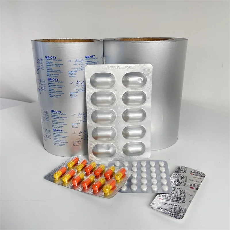 Factory Price Soft Temper Capsule and Tablets Cold Form Alu Alu Foil