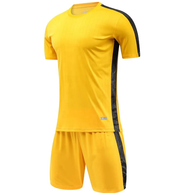 2023 New Model Blank Football Jersey High Quality Orange Soccer Uniform for Men and Women