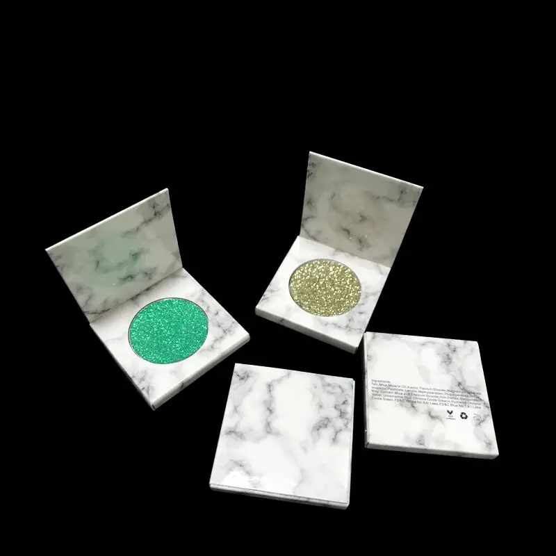 Stock lots matte earth tone powder cosmetic shimmer eyeshadow palette custom crown glitter 50 colors eyeshadow