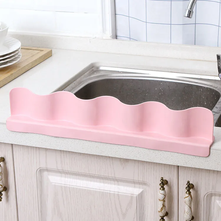 Kitchen Silicone Faucet Catcher Countertop Protector Faucet Absorbent Mat Sink Splash Guard For Bathroom