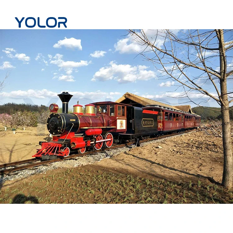 Hot Sale Large Scenic Excursion Equipment Tourist Fuel Rail Train
