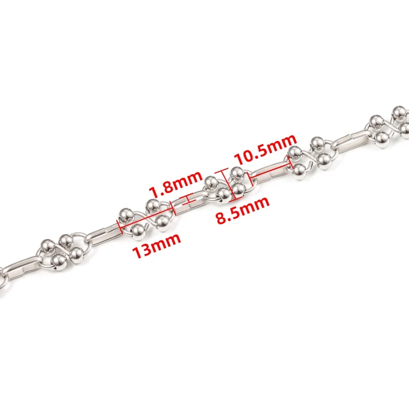 Spool Roll by Meter Stainless Steel Silver Necklace Fashion Body Chains for Jewelry Making Jewelry Findings Component