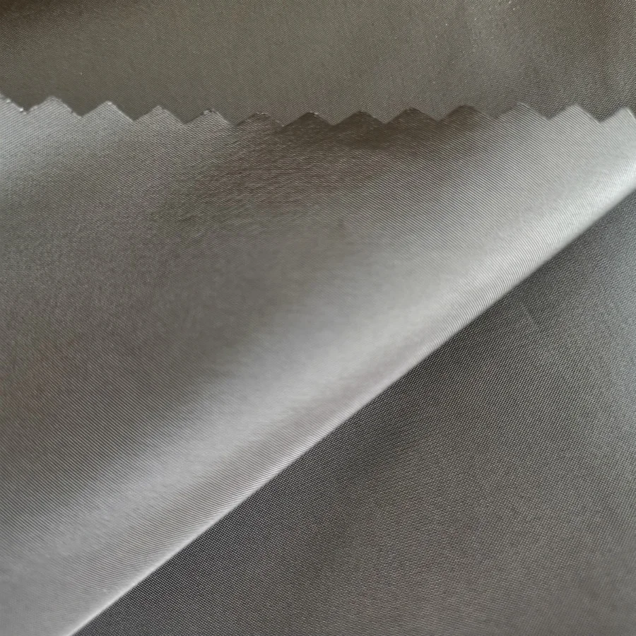 ECO-friendly OEKO-TEX certificate  300T calendared 50d*50d RPET Recycled 100% polyester microfiber taffeta garment fabric