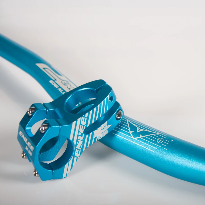 ENLEE 31.8mm Aluminium Alloy Bicycle Stem High-strength CNC Machined Bike Stem MTB Mountain Road Handlebar Stem