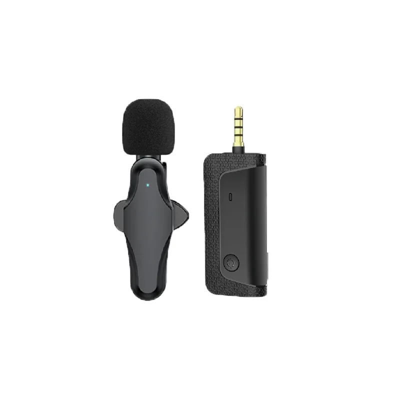 Wireless microphone lavalier radio mike live anchor recording equipment clip-on lavalier net red food broadcasting