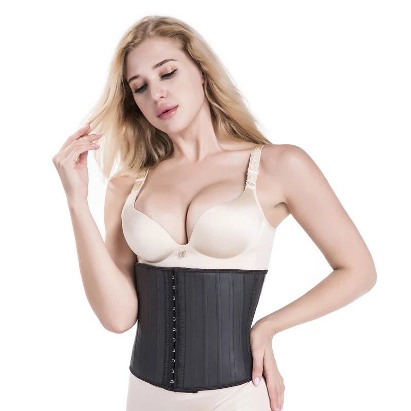 
Shaperisfree 25 Steels 24 CM Torso Height Lose Weight Tummy Control Corset Latex Women Slimming Waist Trainer 
