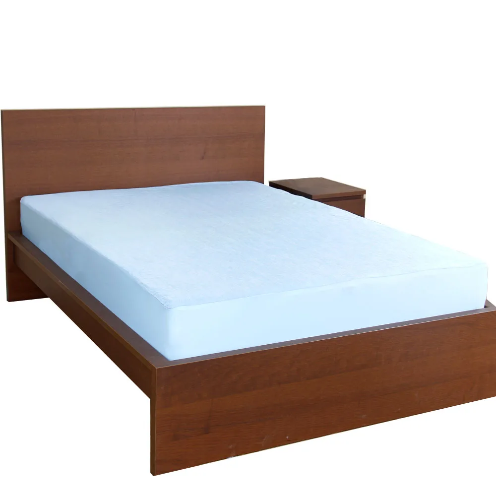 blue color & white color washable bed waterproof cooling mattress cover