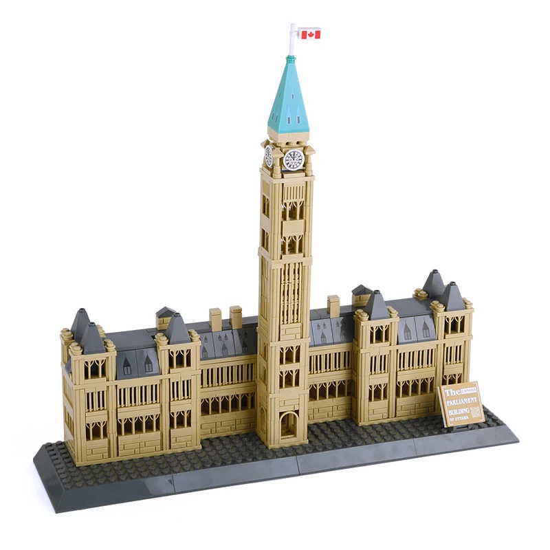  Wange The Parliament Building of Canada Plastic toy manufacturer building block set for kids