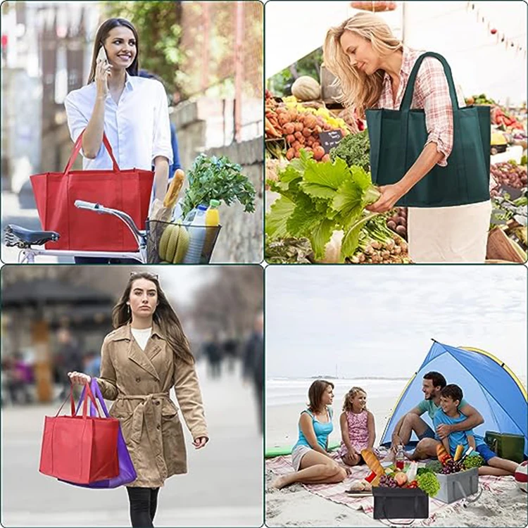 Non Woven Bag Making Machine Customized Printing Tote Bags Eco-Friendly Custom Non Woven Bag With Handle