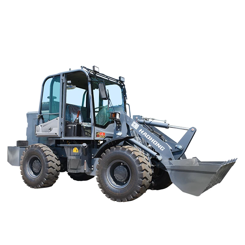 Tyre Skid Steer Loader Hot selling small backhoe loader Compact 2.5 ton four wheel steering backhoe loader