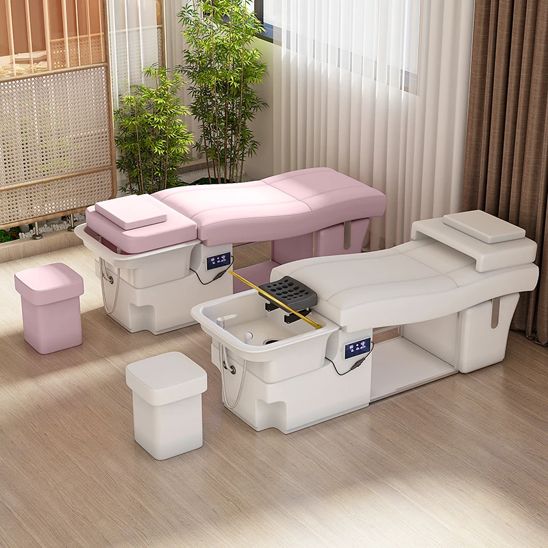 Salon Spa Shampoo Bed with Water Circulation Convertible to Massage Bed