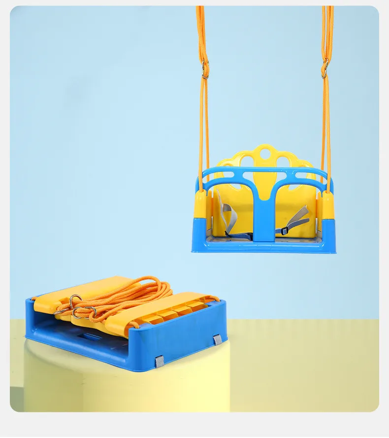 Safety Baby toys Outdoor swing foldable/high quality High Back Swing set for Indoor Outdoor Playground Swing Set for sale