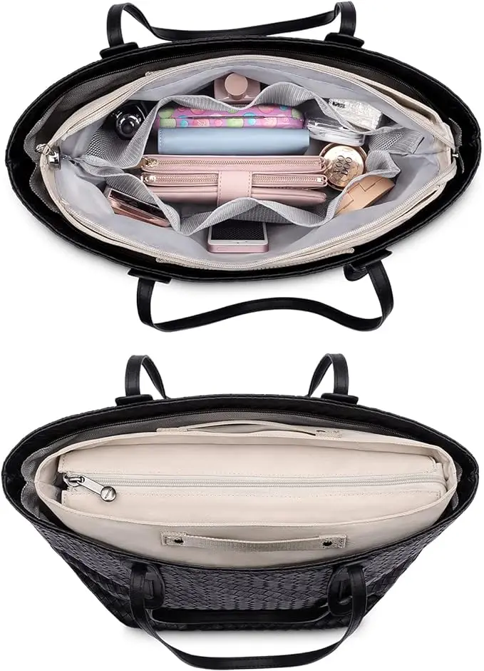 factory customized Makeup Pocketbook Organizer Insert Divider Shaper Bag