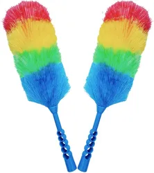Upgrade 19 inches Static Duster Beandable and Washable - More Fibers Bigger Head Less Loss of Fiber Duster