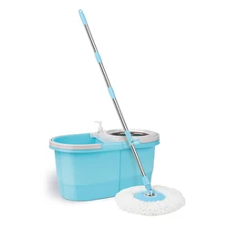 Hot Sale Round Double Drives Folding 360 Easy Magic Floor Cleaning Mop with Bucket