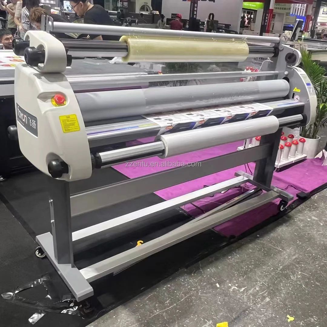 Factory Direct Supply Hot and Cold Single Side Roll Lamination to Laminator 1600mm With Cutting Knife