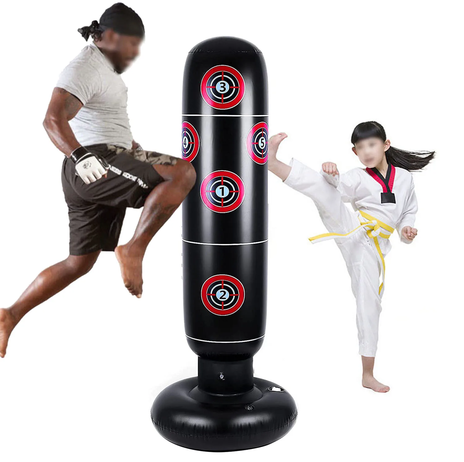 Family Games inflatable Kickboxing punching bag for kids