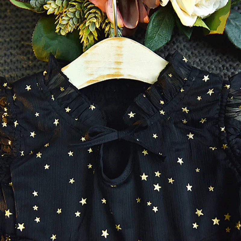 Girl Princess Dress Summer Girls Sequins Birthday Gown Children Clothing Girl Kids sleeveless star Party Dresses