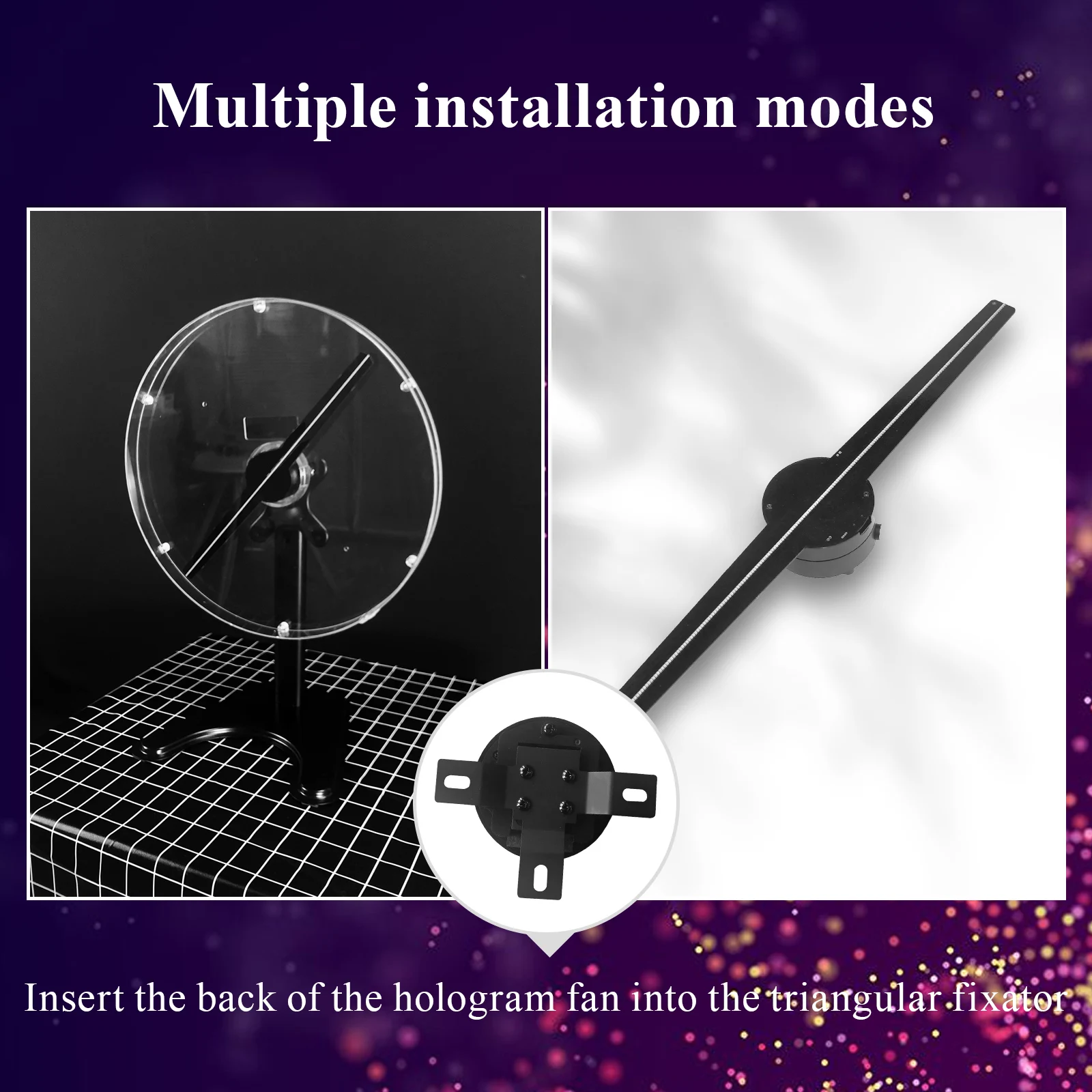 Faryuan  42cm HD hologram fan manufacturer 3d holographic display