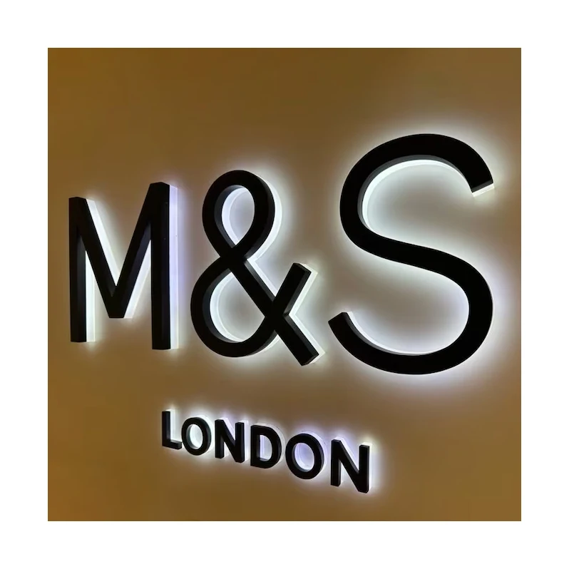 Customizable 3D Sign Outdoor Light Box Acrylic 3D Letter Sign Car Home Company Mall Park Advertising Transformer Power Supply