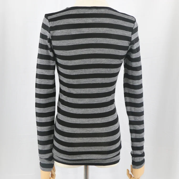 OEM Wholesale Hot Selling Custom Comfortable Soft Merino Wool Women Thermal Top Base Layer sportswear