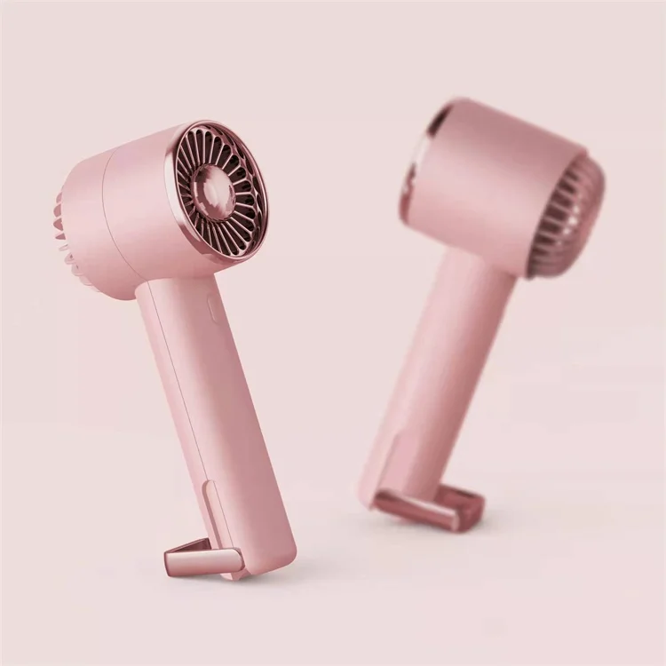 WIWU USB Mini Hand Fan Portable Small Rechargeable Fan 2 in 1 Desktop Handheld Fan 2000mAh
