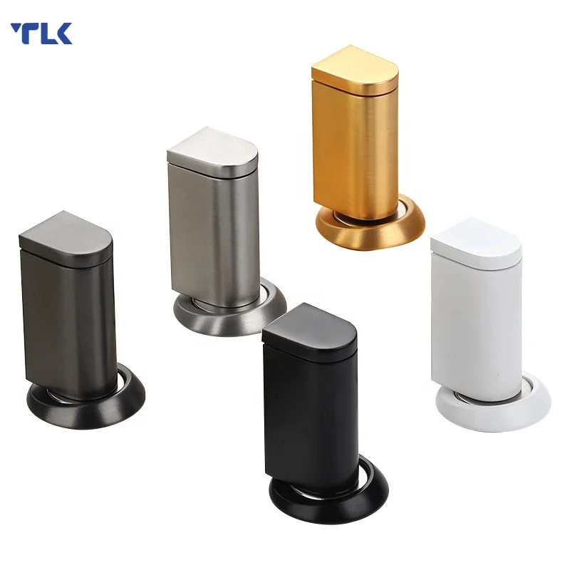 Invisible Suction Catch Magnetic Door Holder Safety Square Magnetic Floor Mounted Door Stopper