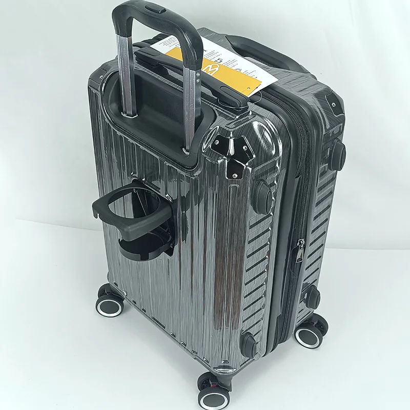 2023 New Cup Holder Suitcase Travel Bags Good quality Luggage large capacity Suitcase