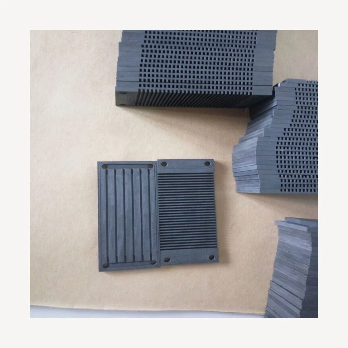 New energy battery materials graphite bipolar plate anode cathode plate for fuel cell using factory custom