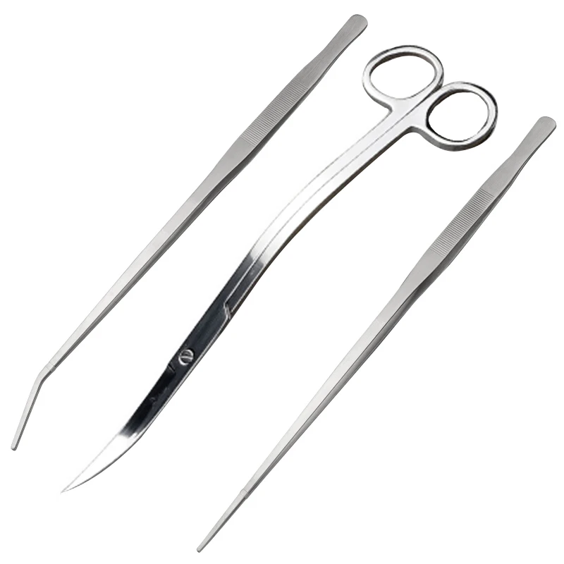
Wholesale aquatic tool package Aquarium maintenance tool kit Tweezers scissors Live plant aquatic tools 