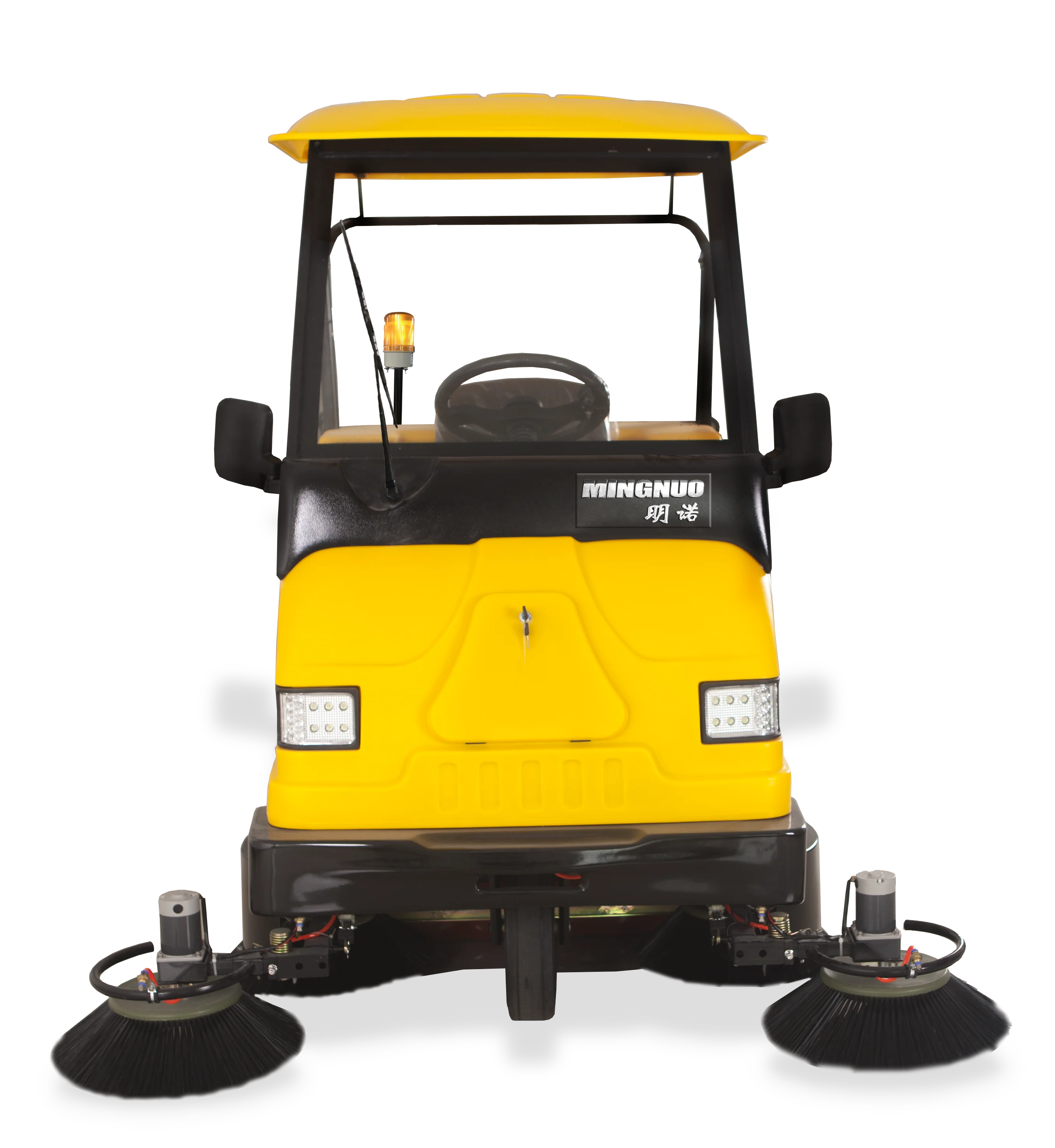 MN-E800W Industrial Cleaning Machine Battery Powered Warehouse Road Sweeper Outdoor Vacuum