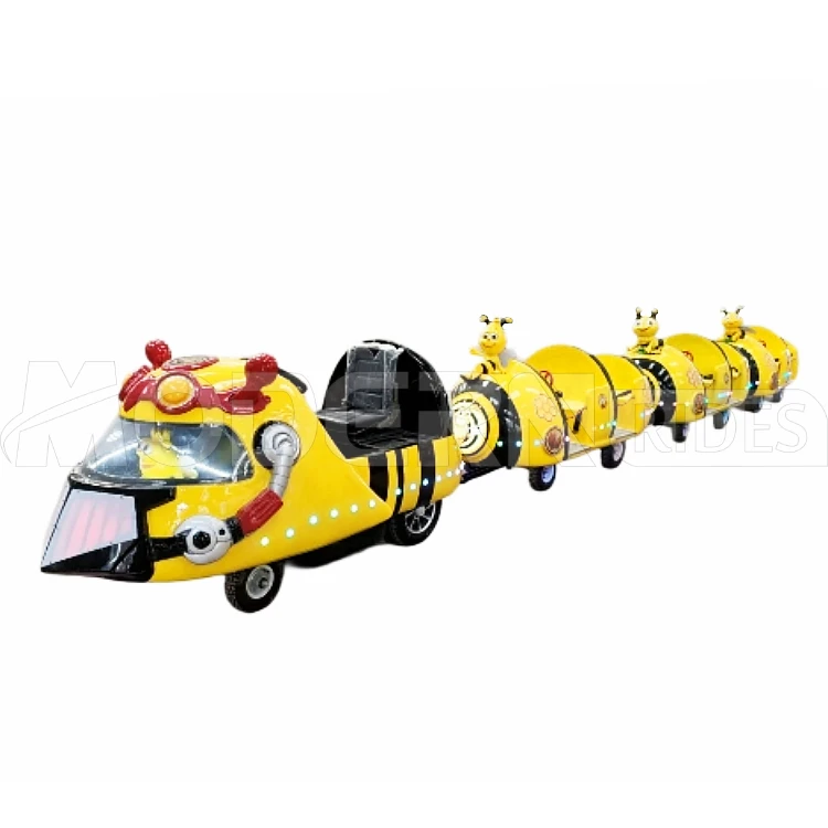Theme park  funfair rides attraction train kids ride on car trackless electric train for sale