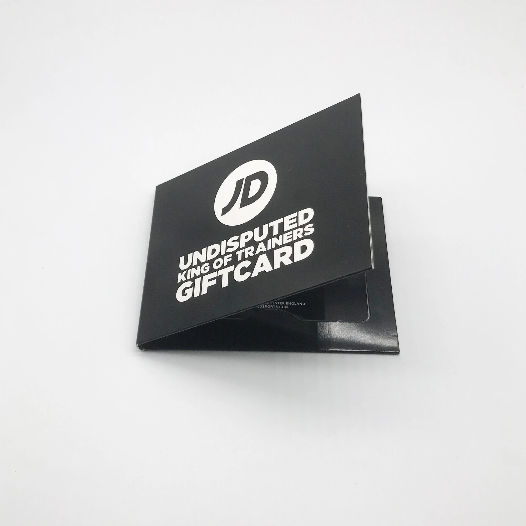 Plastic Gift card with paper card carrier
