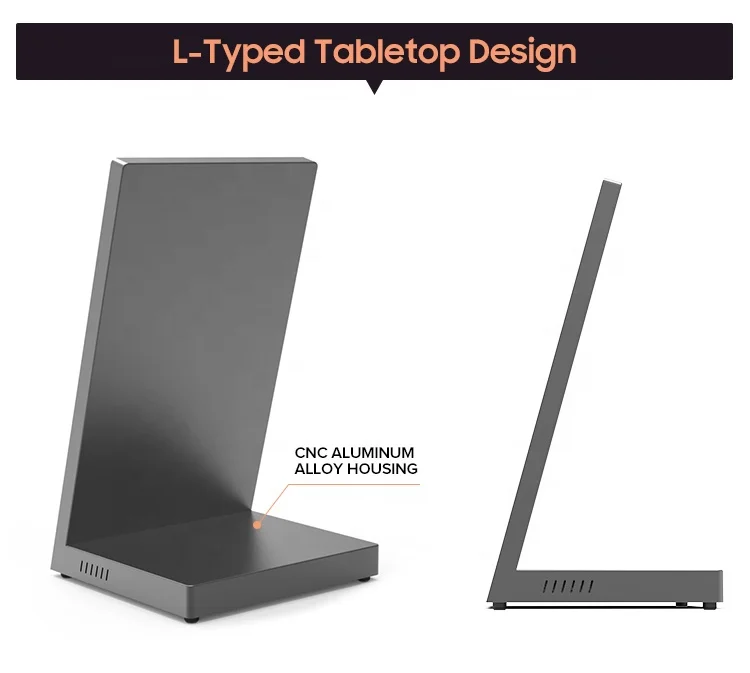 table top advertising retail screen android 11 touch screen monitor digital signage display stands