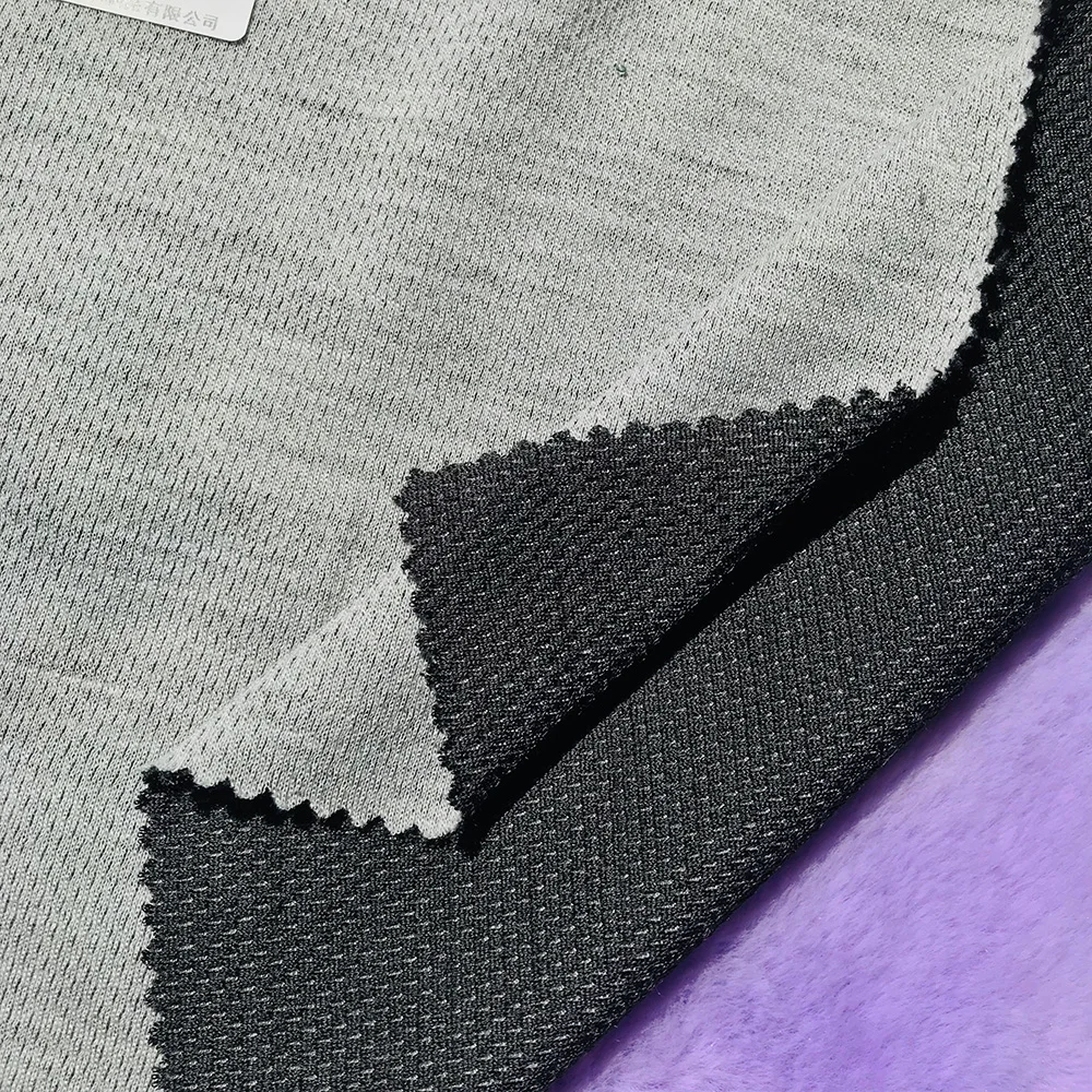 Merino wool suppliers bird eye fabric gray merino wool jersey fabric