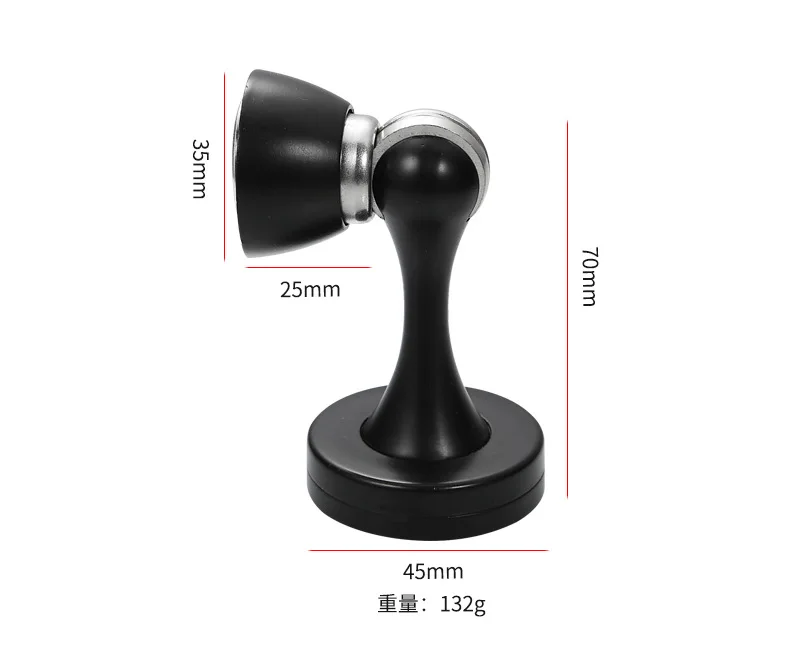 Modern style strong magnetic stainless steel door stopper used for windproof door bumpers in hotel bedrooms