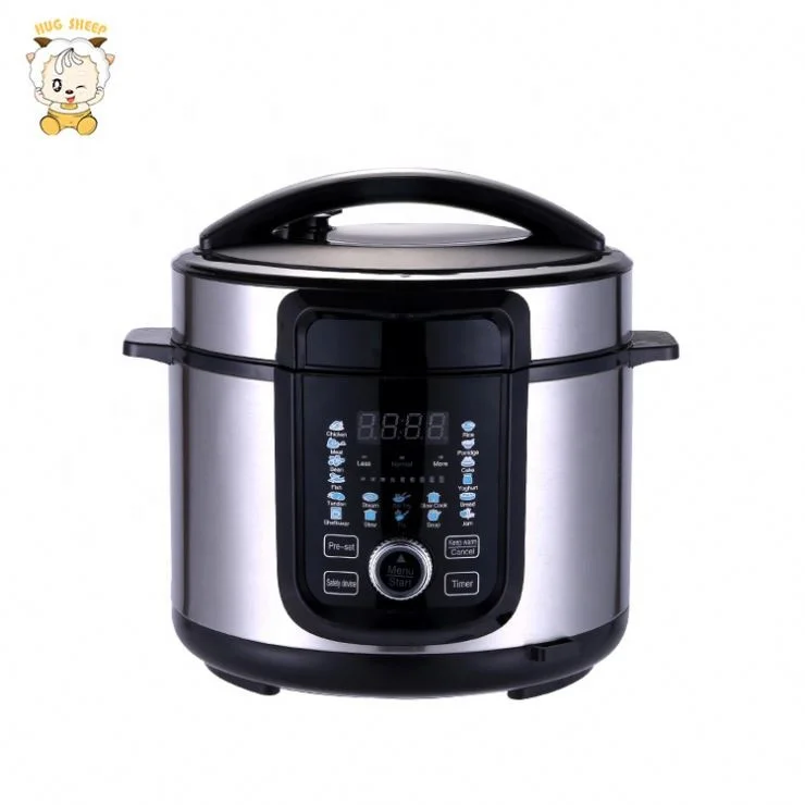 Mass production stainless steel inner pot with pre 24 hour functional electric pressure cooker