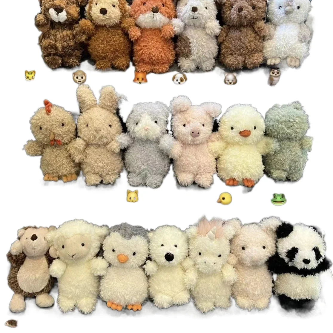 8-Inch Small Animal Doll Pig Plush Toy Soft Stuffed Unisex Stress Relief Toy with USB Charging Prize Claw Wedding for Children