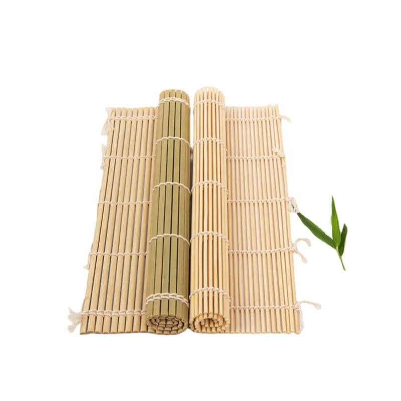 Factory supplied wholesale low price 24*24cm rolling bamboo mats for sushi