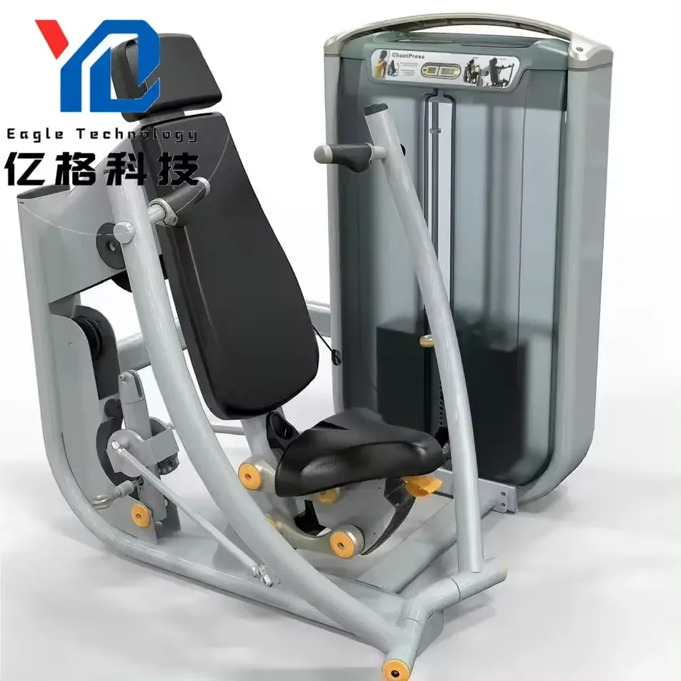 YG-9002 YG FITNESS Professional Body Building Gym Exercise Equipment Seated Chest Press machine with weight stack