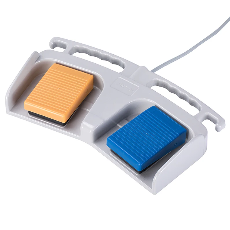 General purpose Aluminum medical foot pedal control two button Footswitch for Electrosurgical unit