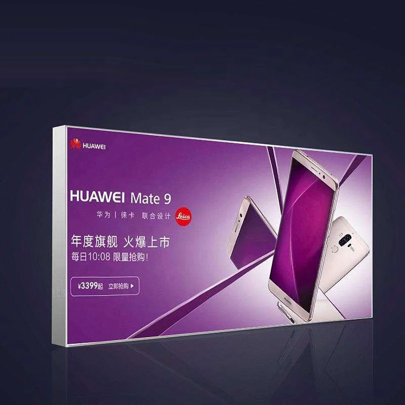 slim led lightbox single double side advertising led light box