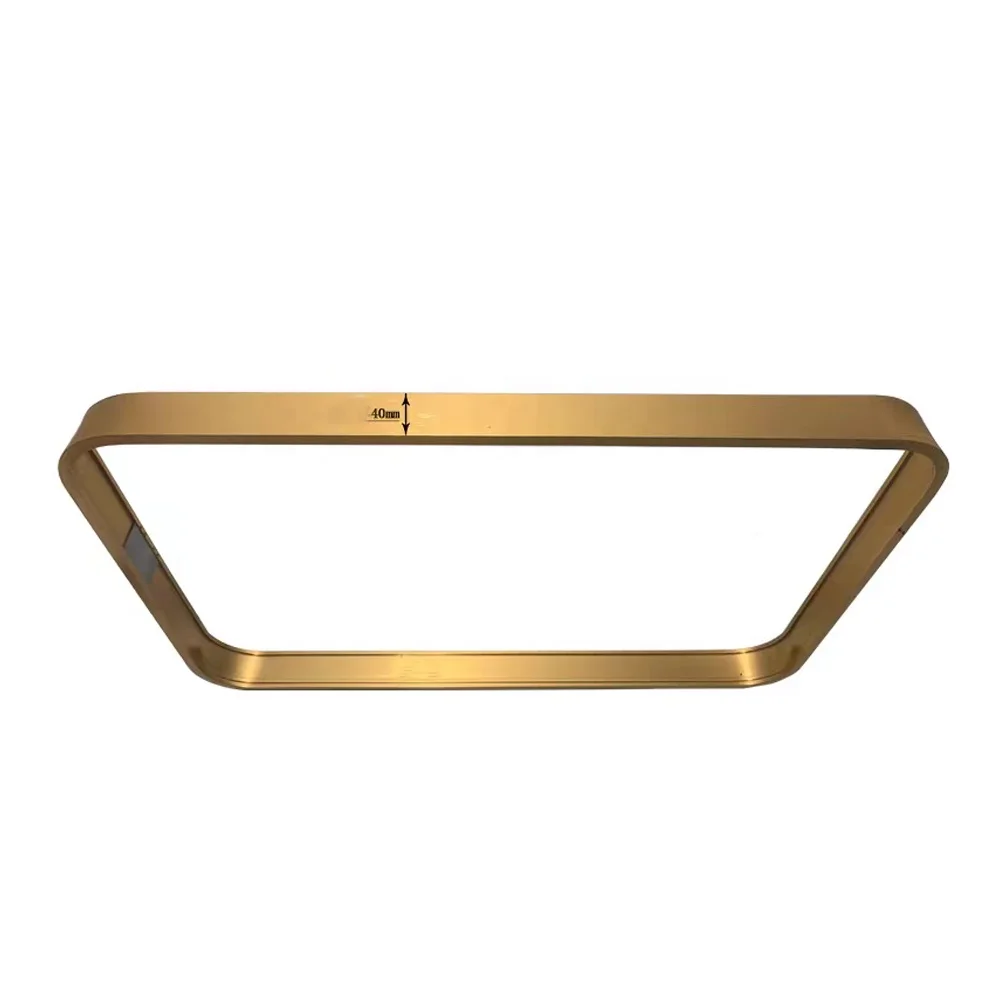 Eco-friendly picture photos frame black painting canvas aluminum profile recyclable square round aluminum glasses mirror frame