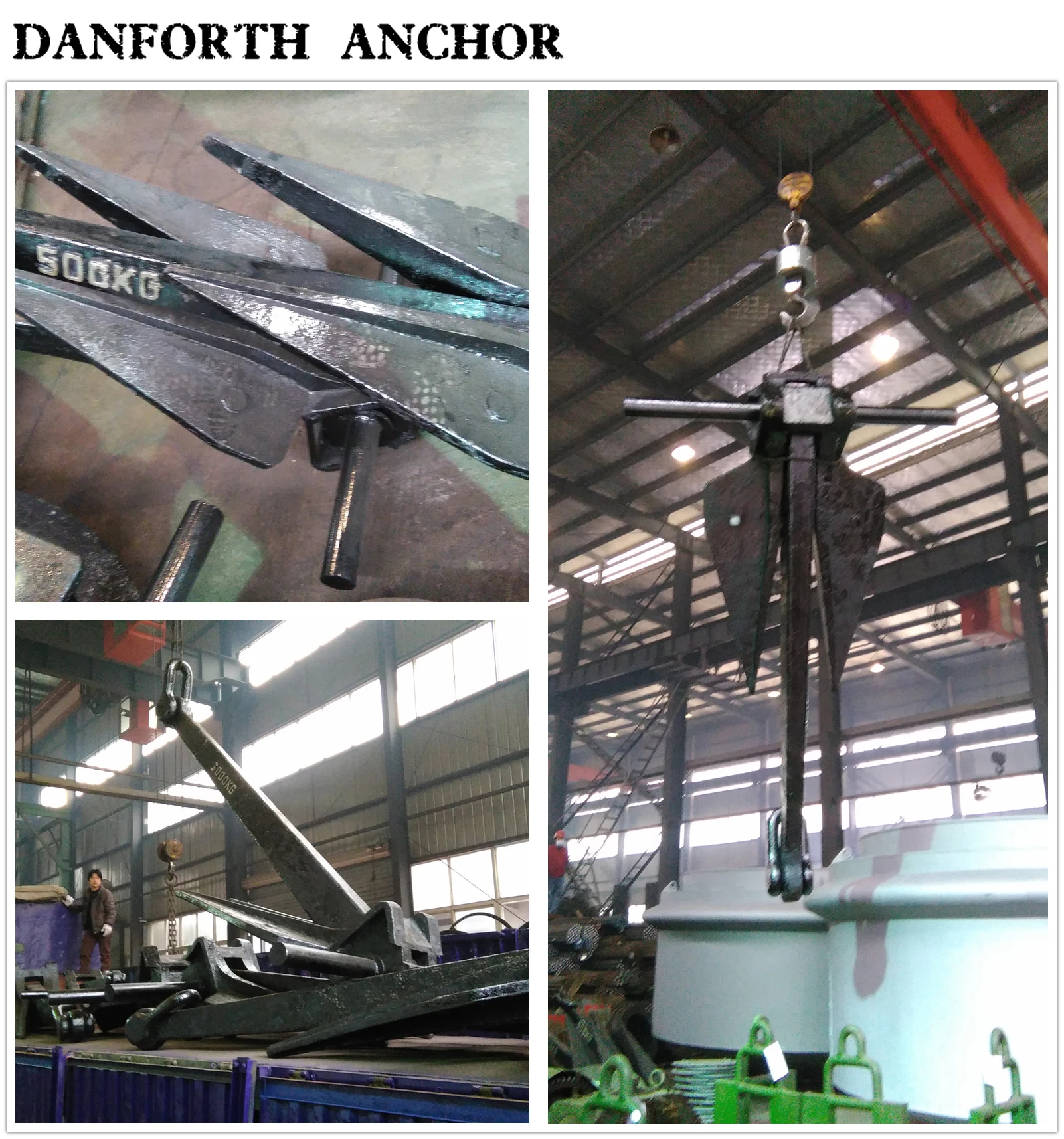 Hot Sale Marine AISI 316 Stainless Steel Danforth Anchor for ship
