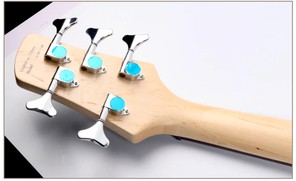 Factory OEM Custom  wholesale high-quality 5 corde G-B3-5 5 strings Electric Bass guitar with 24 frets