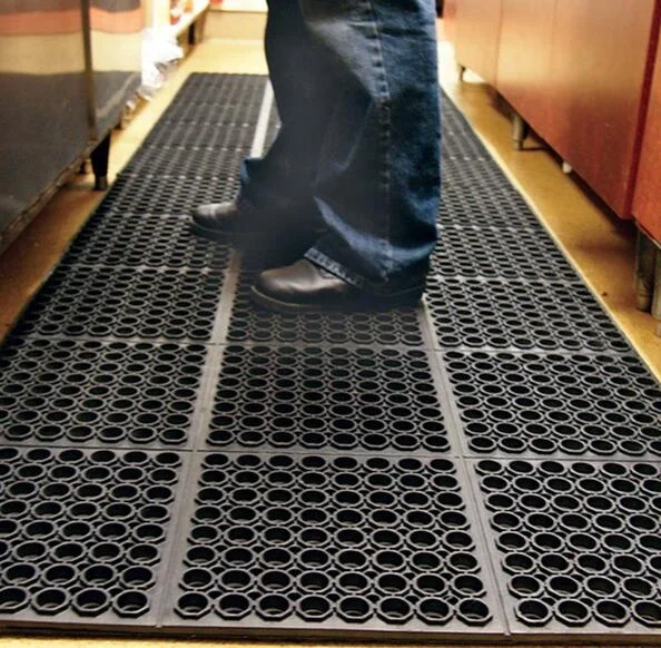 Wet Area Anti Slip Oil Grease Resistant Heavy Duty Restaurant Industrial Rubber Kitchen Floor Mats