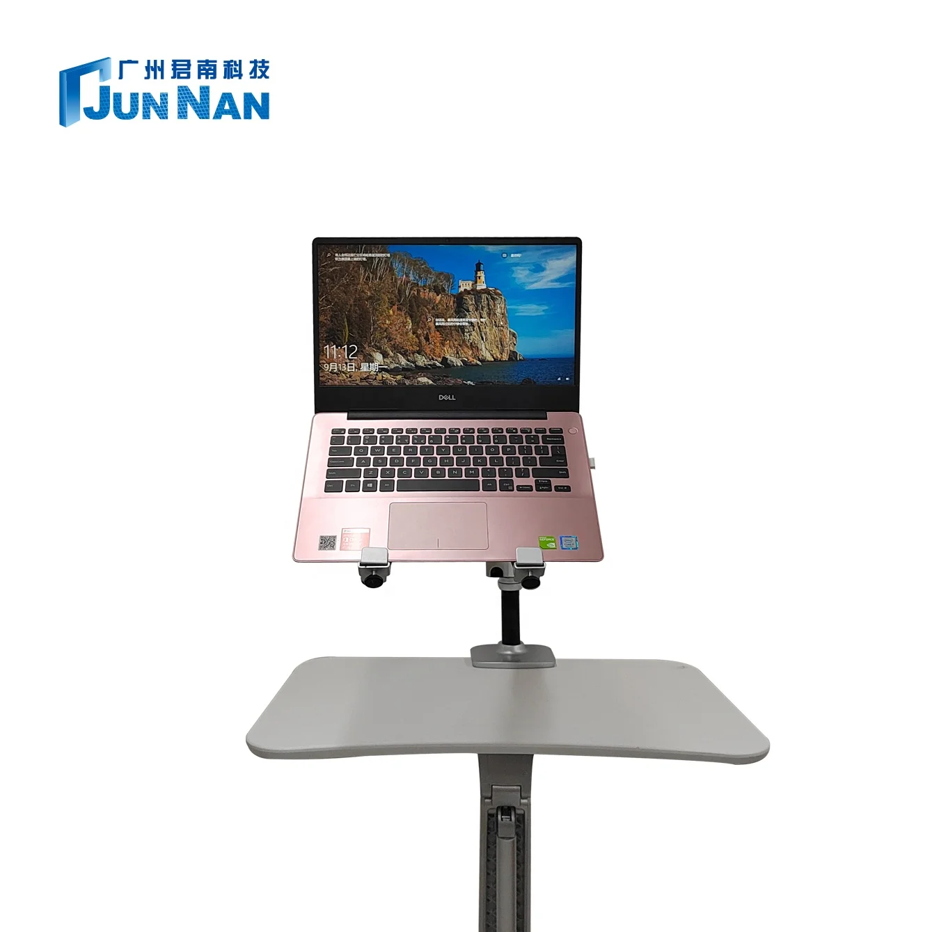 Junnan single screen laptop monitor bracket arm reinforcement desk mount
