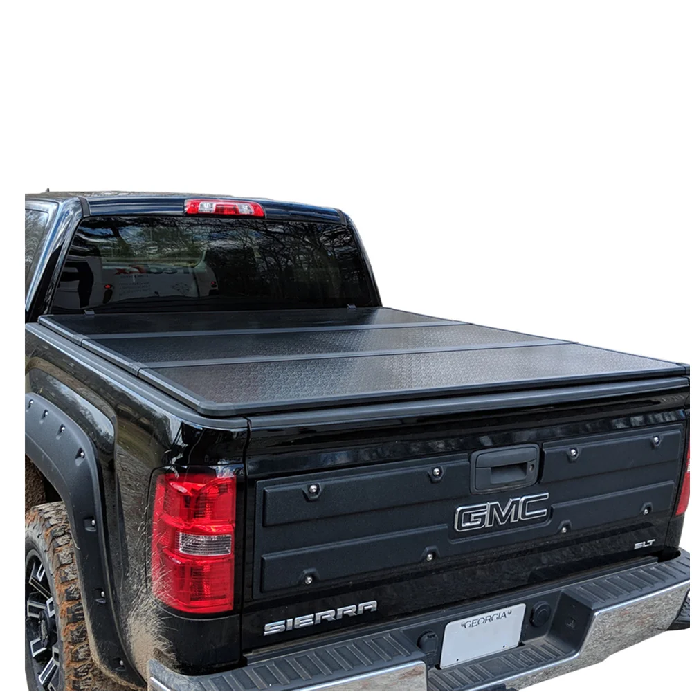 
KSCPRO Hilux Accessories UTE top Hard Tri fold tonneau cover For Toyota Hilux Revo 