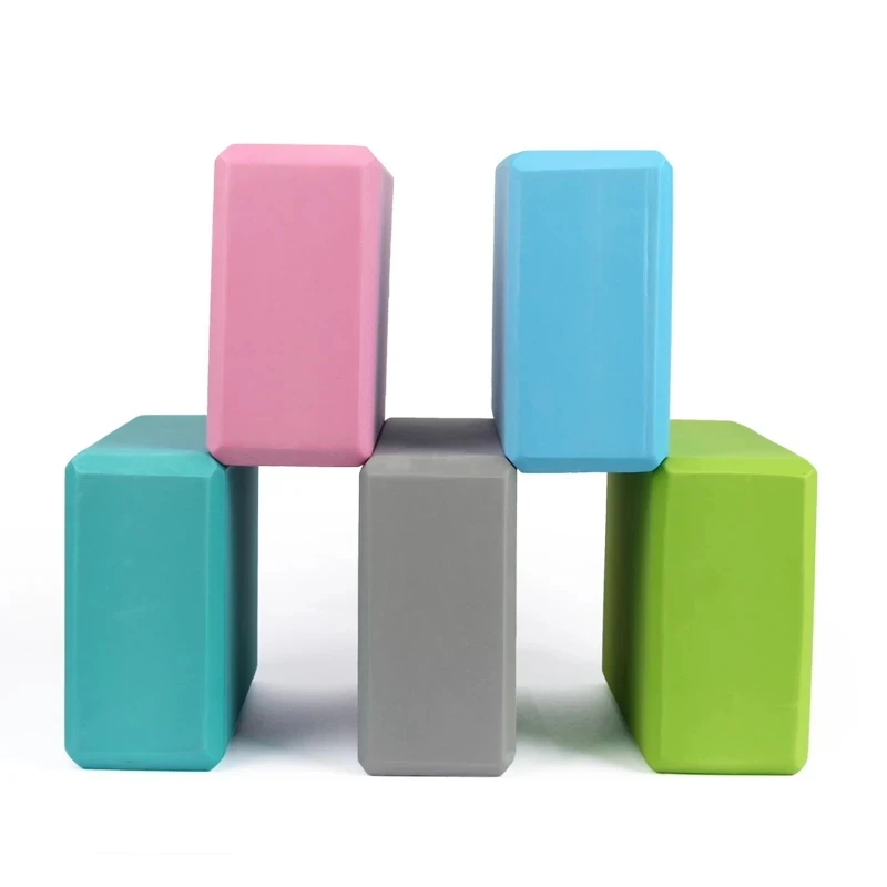 
 EVA Yoga Block Props Foam Brick Gym Pilates Yoga Column Back Exercise BodyBuilding Fitness Sport Workout Equipment for Home  